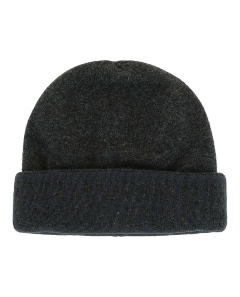 Givenchy 4G Double Beanie Grey