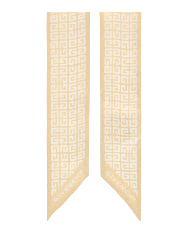 Givenchy 4G Logo Silk Bandeau Straw