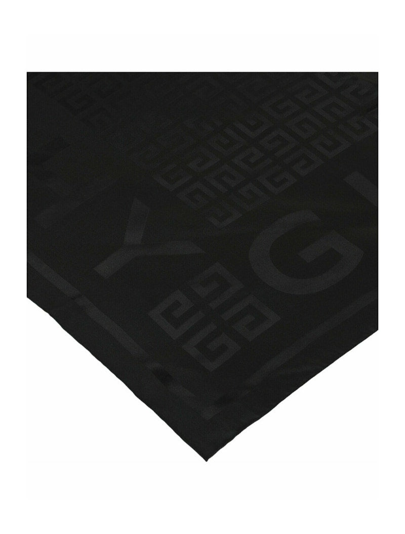 Givenchy 4G Logo Silk Shawl Black