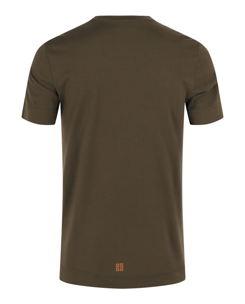 Givenchy 4G Logo Slim Fit T-shirt Khaki