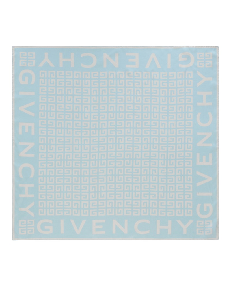 Givenchy 4G Logo Square Scarf Grey/Blue