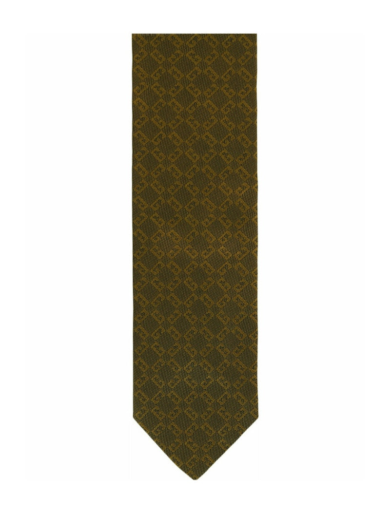 Givenchy 4G Monogram Silk Tie Gold