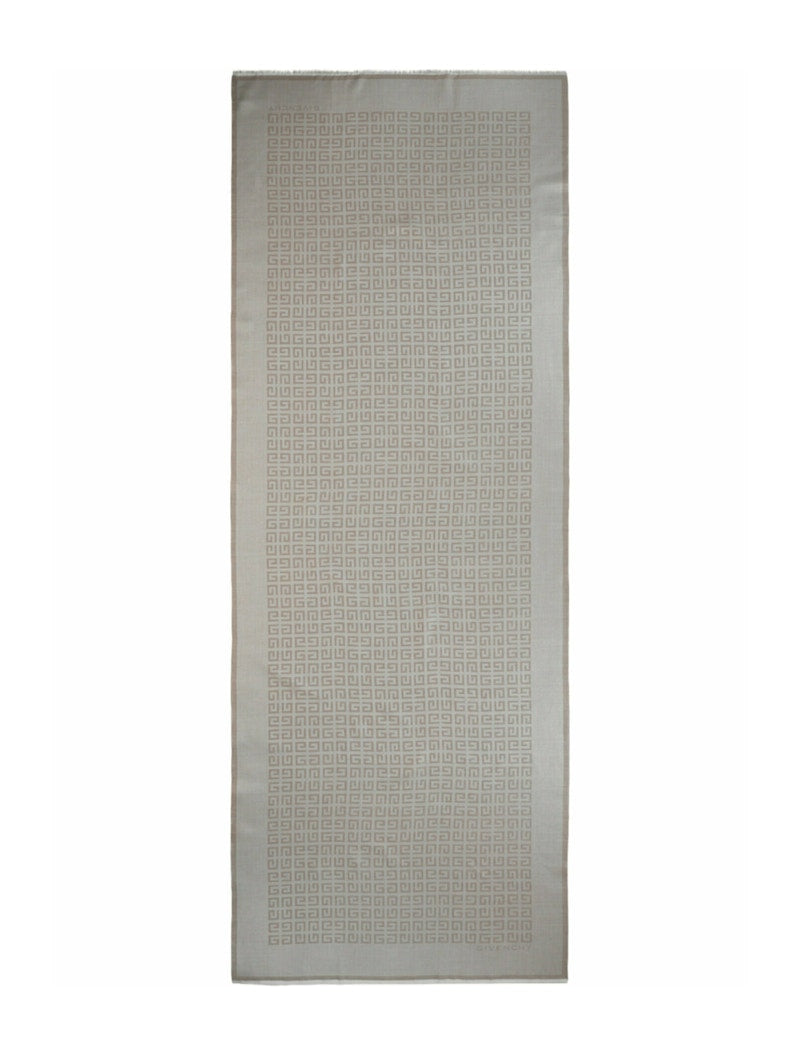 Givenchy 4G Oblong Scarf Grey