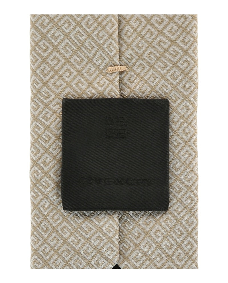 Givenchy 4G Silk Tie Beige