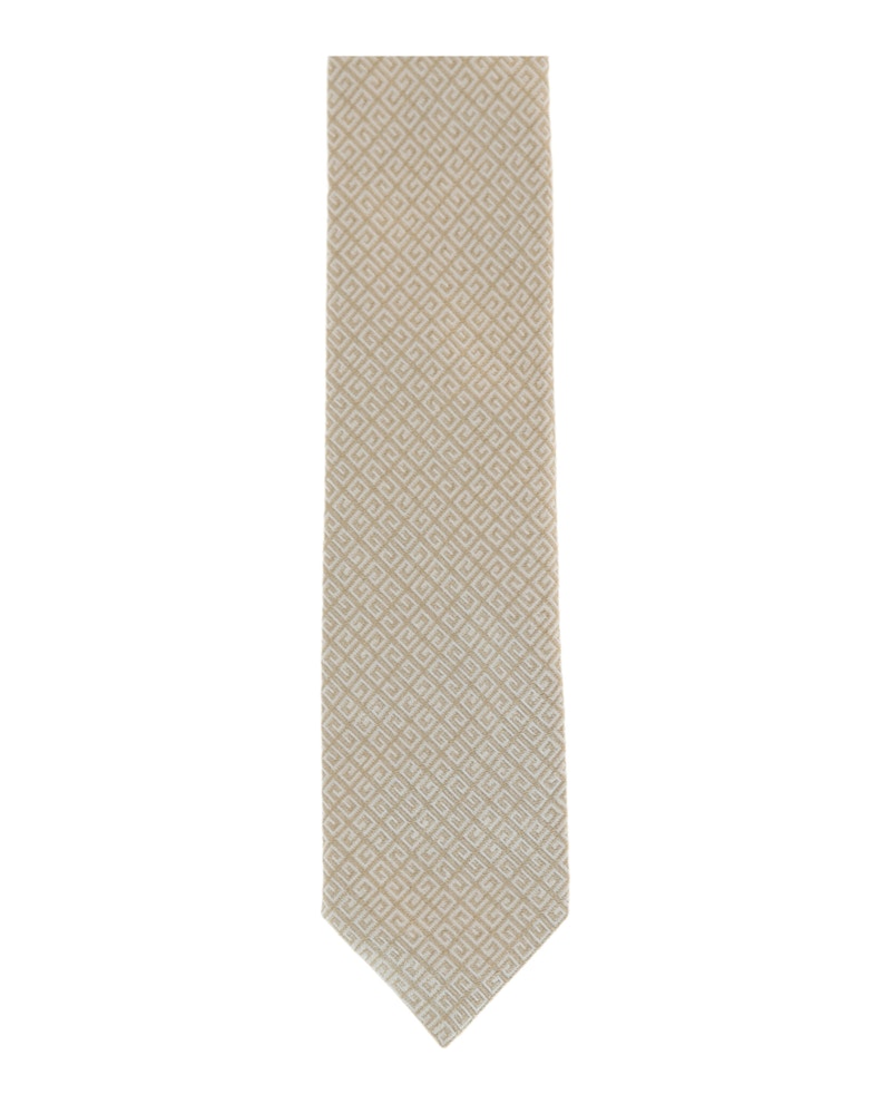Givenchy 4G Silk Tie Beige