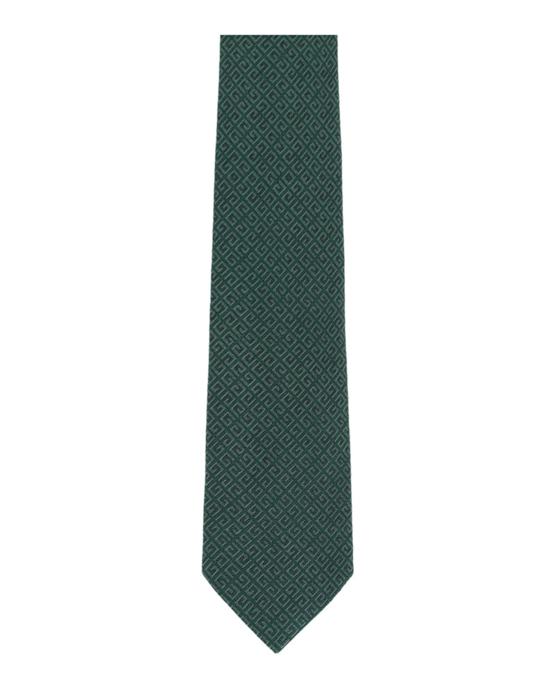 Givenchy 4G Silk Tie Dark Green