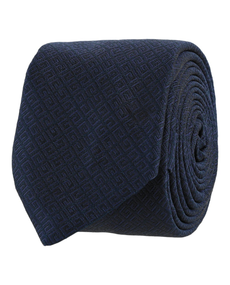 Givenchy 4G Silk Tie Navy