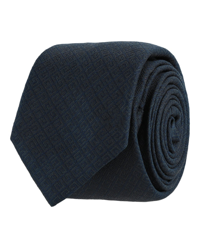 Givenchy 4G Silk Tie Navy/Navy