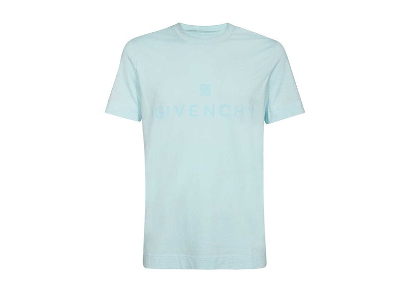 Givenchy 4G Slim Fit T-Shirt Acqua Marine