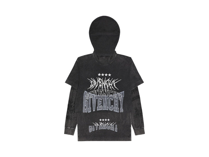 Givenchy All-In-One Balaclava T-shirt Grey