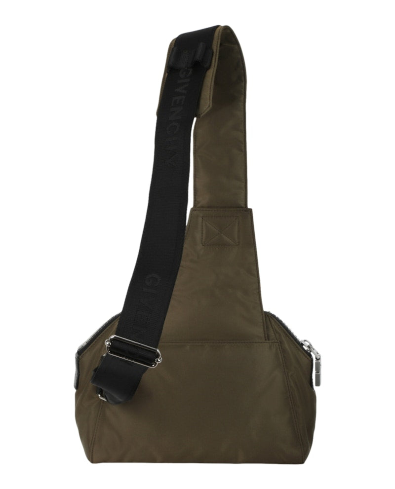 Givenchy Antigona U Crossbody With Tech Strap Khaki