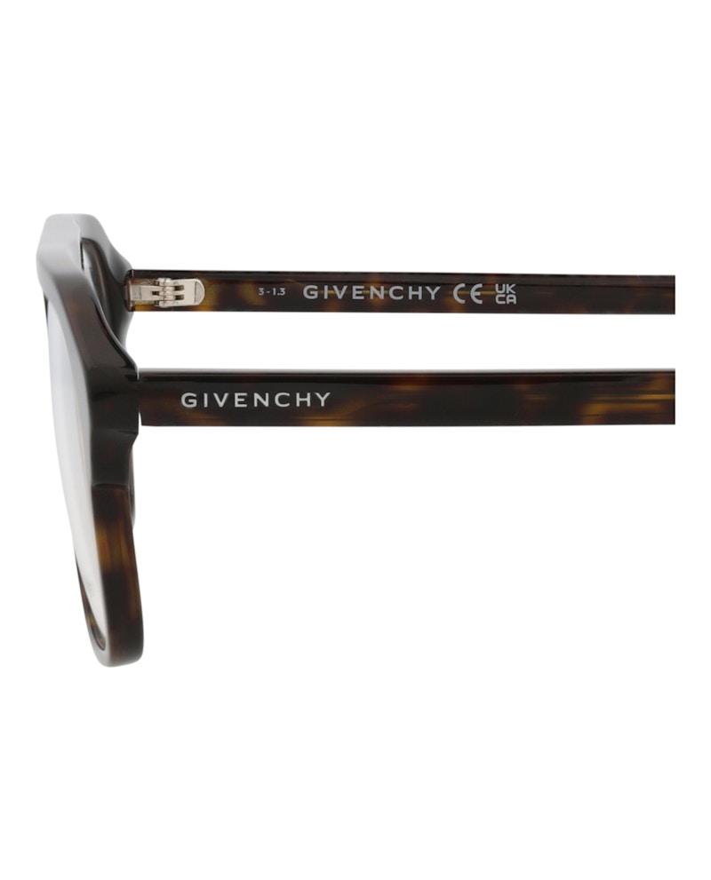 Givenchy Aviator-Frame Acetate Optical Frames Havana Havana Transparent (GV50035I-53-052)