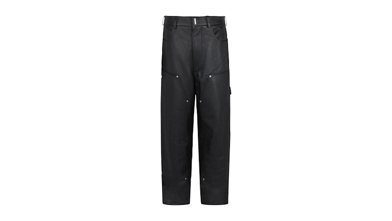 Givenchy Carpenter Leather Pants Black