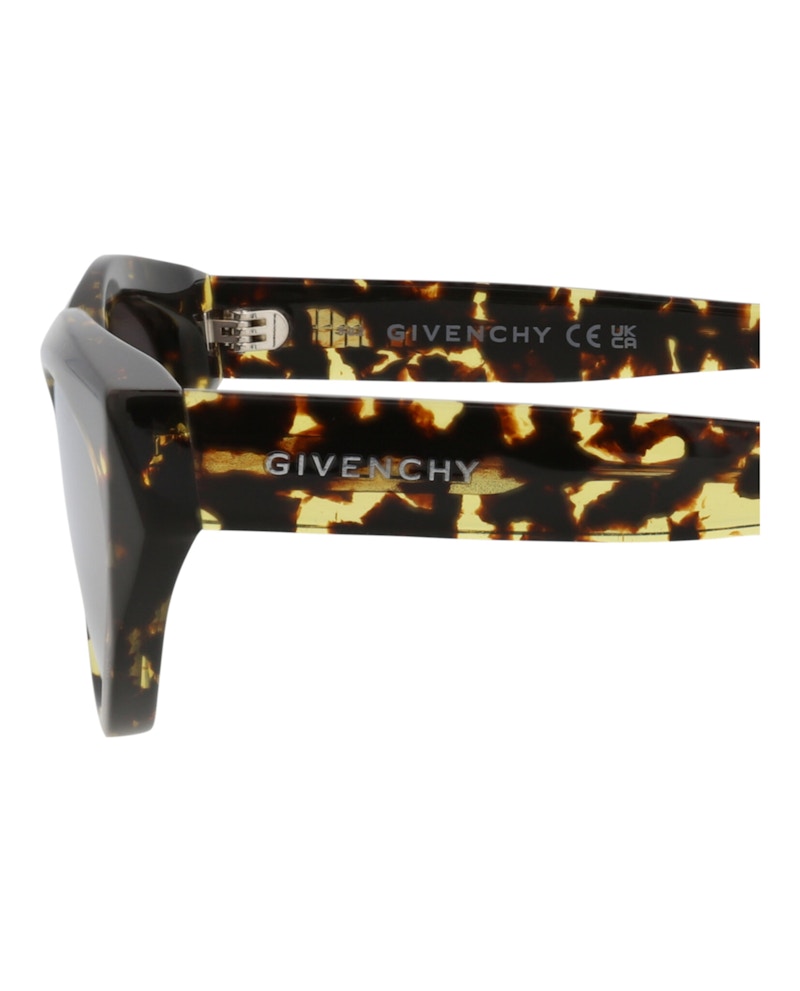 Givenchy Cat Eye-Frame Acetate Sunglasses Havana Havana Smoke (GV40025U-56-55C)