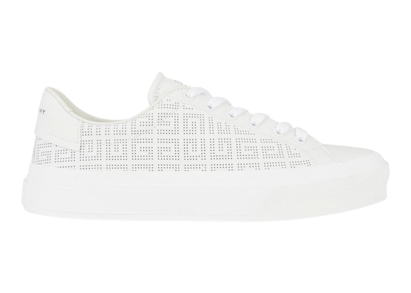 Givenchy City In 4G White White Perforated Jacquard (Women's)