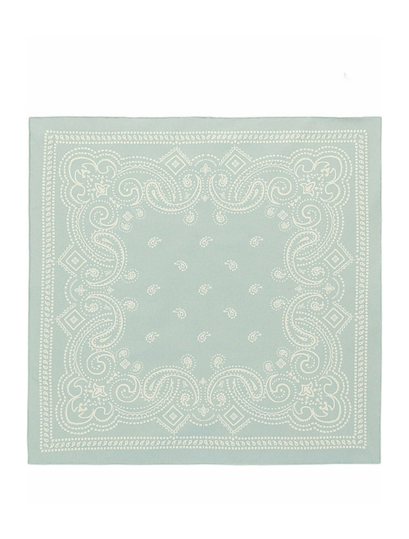 Givenchy Cotton Printed Bandana Sky Blue White