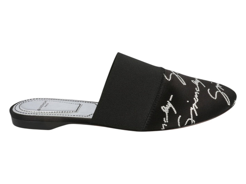 Givenchy Crystal Embellished Bedford Mules Black (Women's)