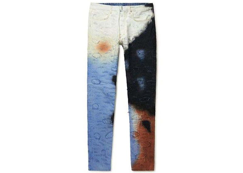 Givenchy Distressed Jeans Multicolor