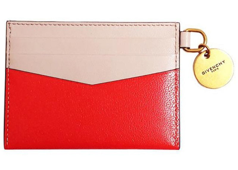 Givenchy Edge Card Holder Red/Beige