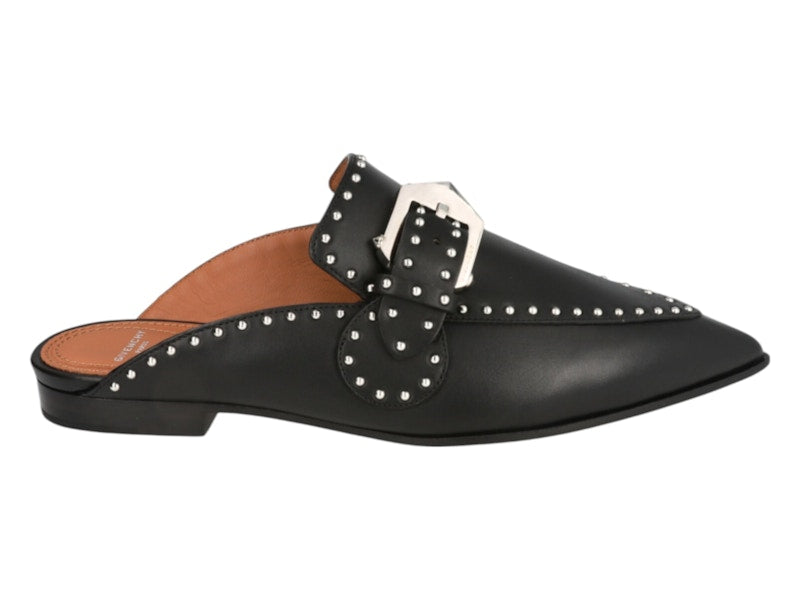 Givenchy Elegant Studded Mules Black (Women's)