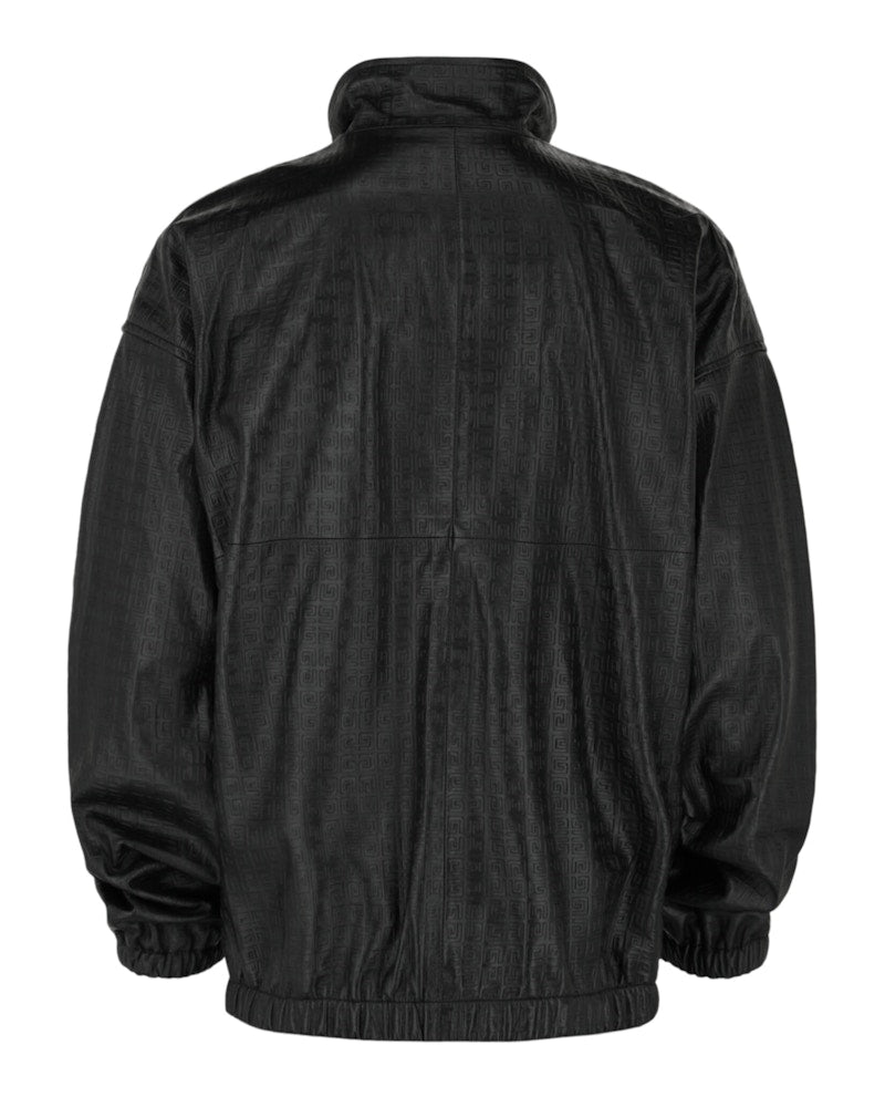 Givenchy Embossed Leather Jacket Black