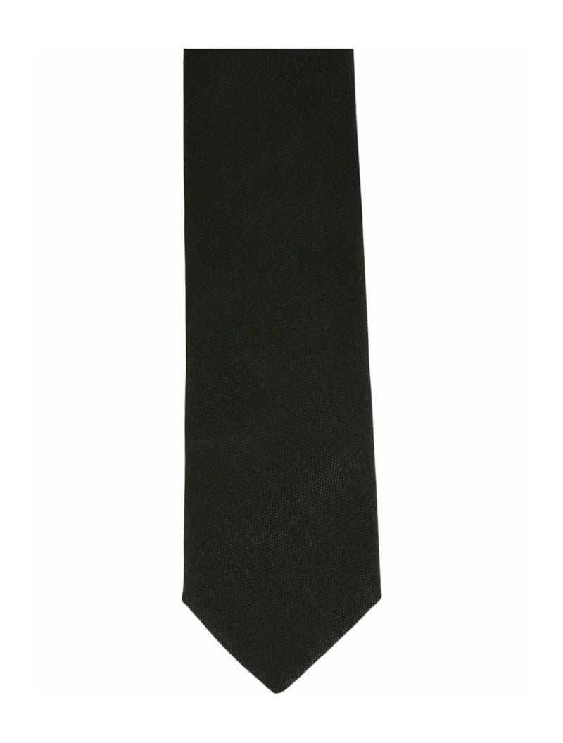 Givenchy Embroidered Silk Tie Black