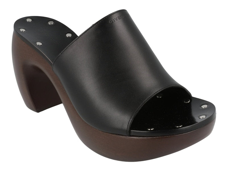 Givenchy G Clog Heel Sandals Black (Women's)