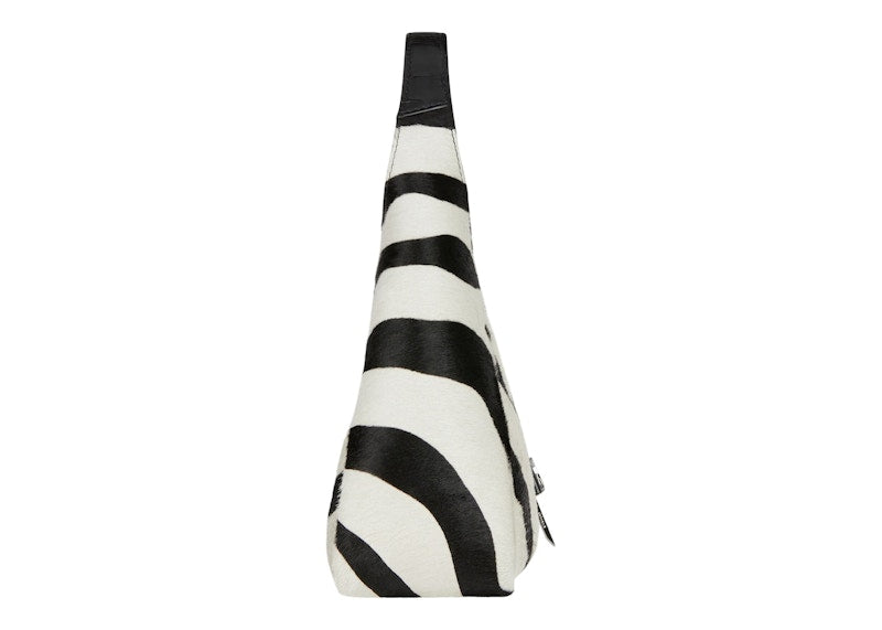 Givenchy G-Hobo Shoulder Bag Mini Zebra Print Black/White