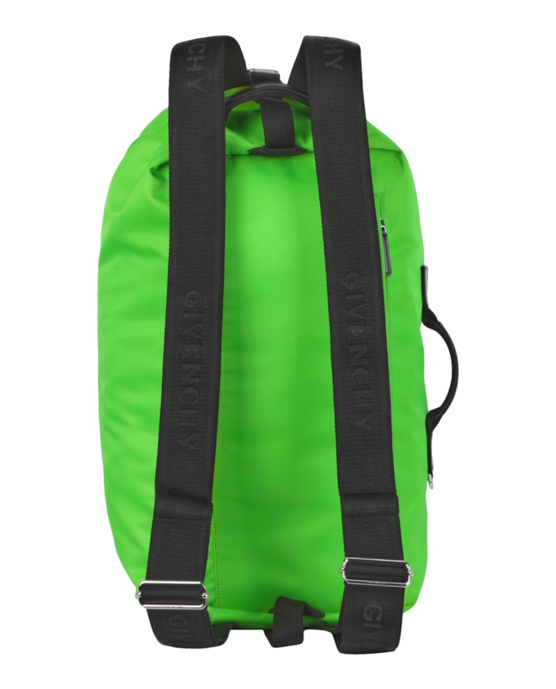 Givenchy G-Zip Backpack In Nylon Bright Green