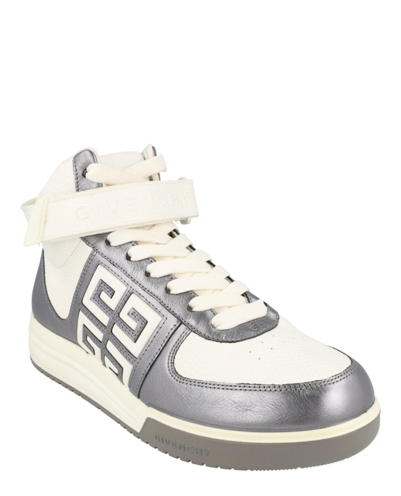 Givenchy G4 High-Top Silver Grey