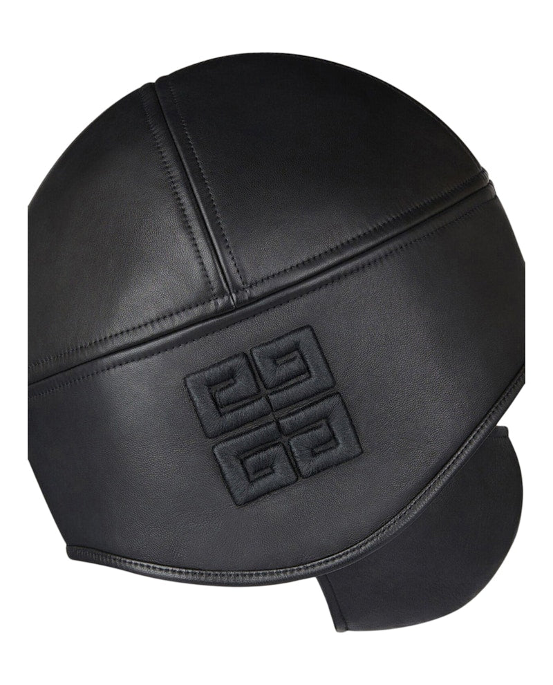 Givenchy x Bstroy Bucket Hat With Mask In Leather Black