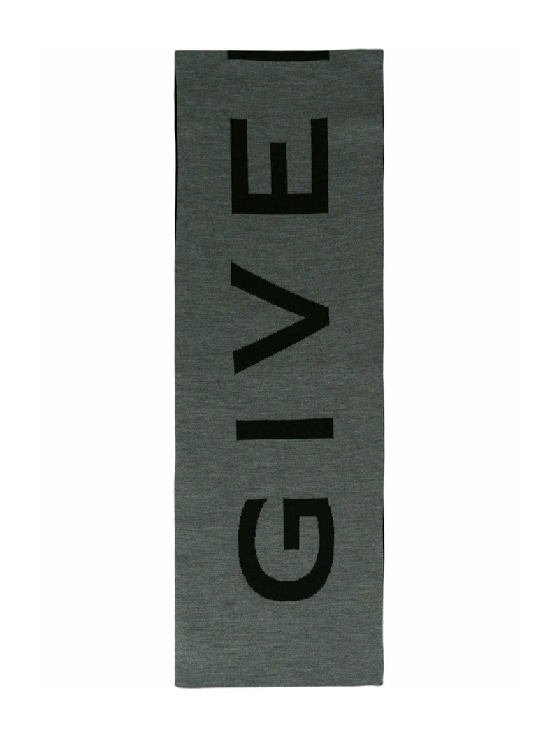 Givenchy Jacquard Logo Scarf Black