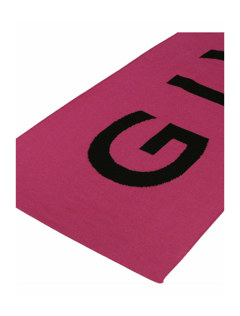 Givenchy Jacquard Logo Scarf Pink/Black