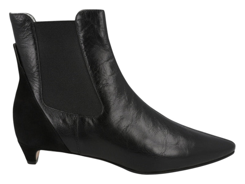 Givenchy Leather Chelsea Ankle Booties Black (Women's)