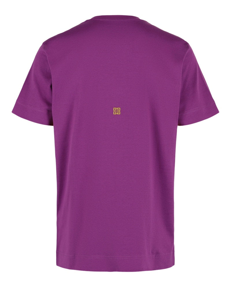 Givenchy Logo Crewneck Short-Sleeve T-shirt Grape