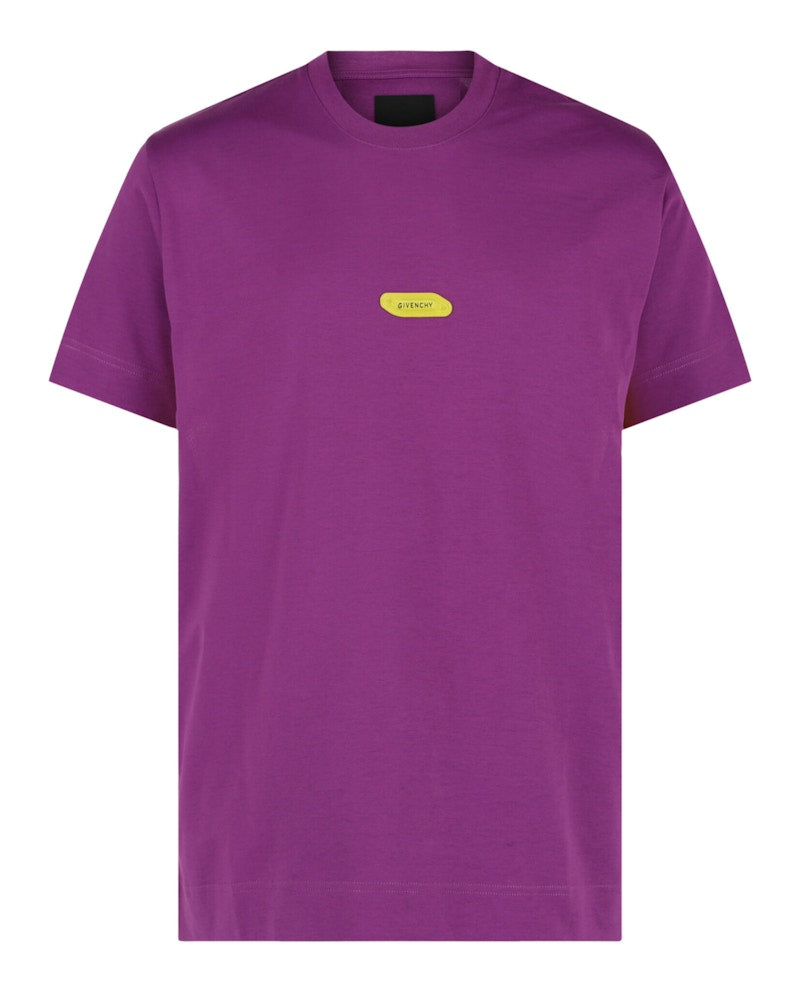 Givenchy Logo Crewneck Short-Sleeve T-shirt Grape