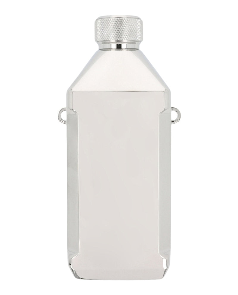 Givenchy Logo Engraved Stainless Steel Water Bottle Silver