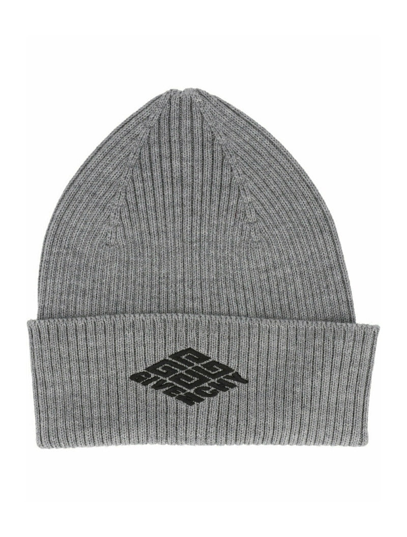 Givenchy Logo Skater Beanie Grey/Black