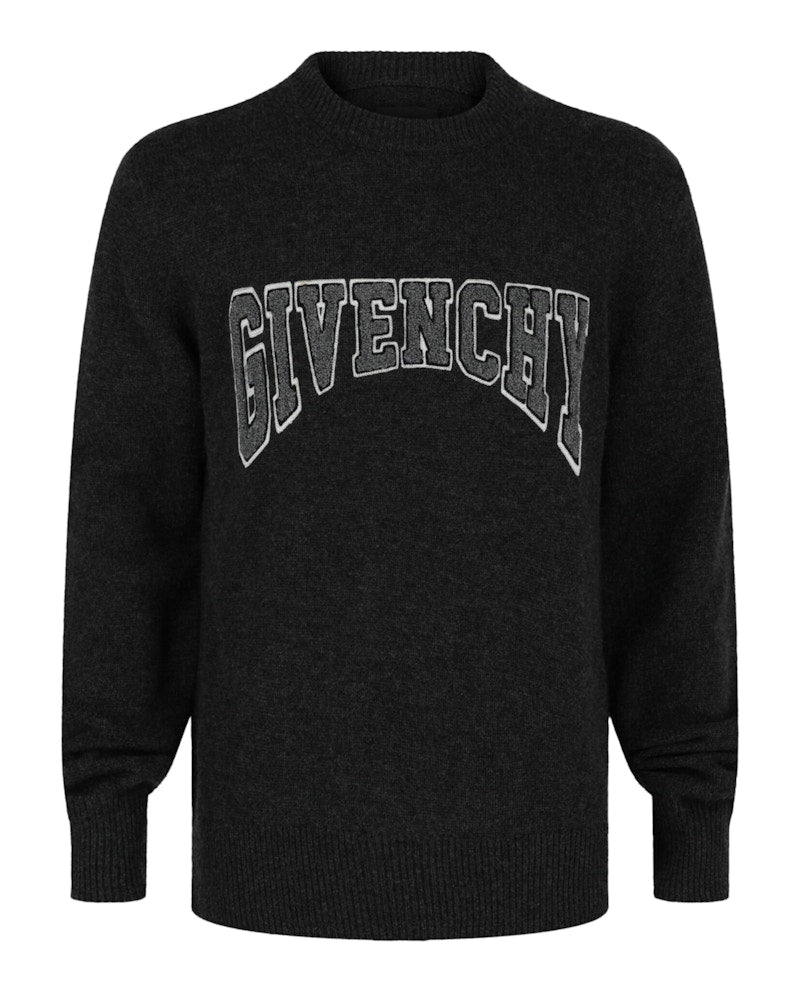 Givenchy Logo Wool-Blend Sweater Black/Natural