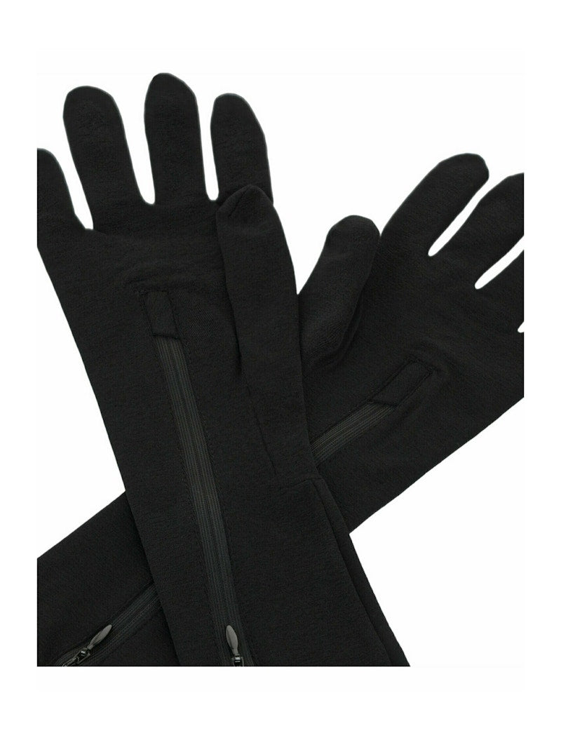 Givenchy Long Zipped Gloves Black