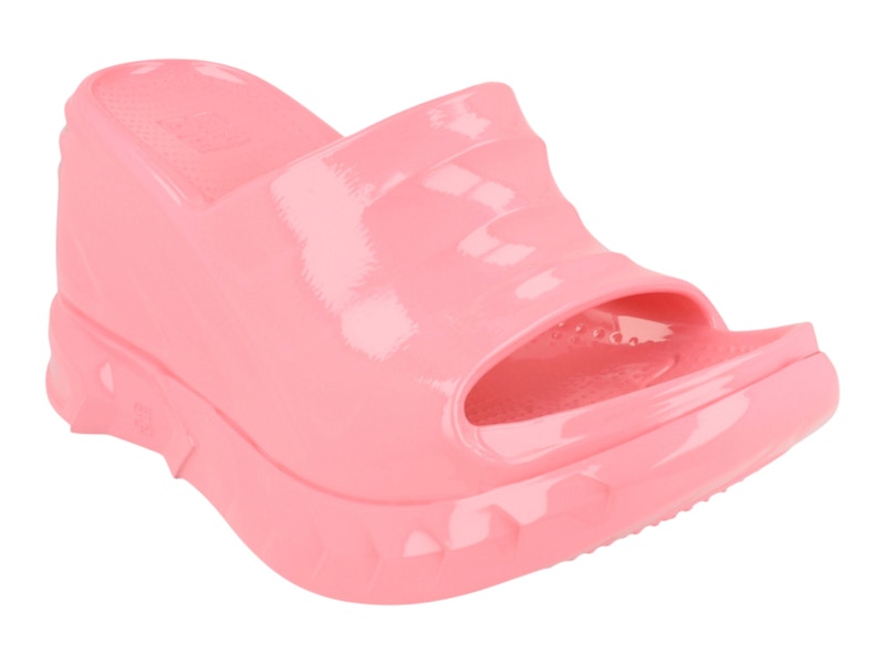 Givenchy Marshmallow Wedge Slides Bright Pink (Women's)