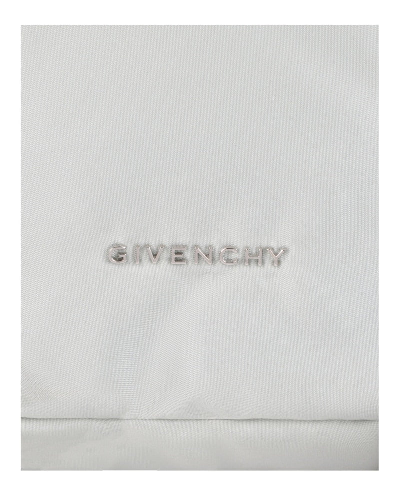 Givenchy Medium G-Zip Triangle Bag In Nylon Medium Grey