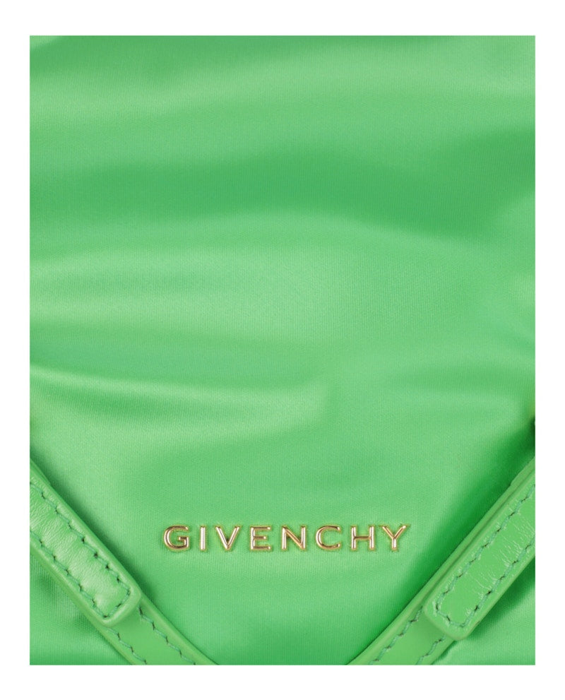 Givenchy Mini Voyou Satin Party Shoulder Bag Absynthe Green