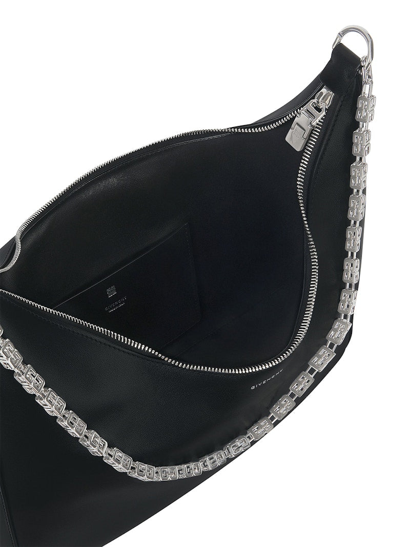 Givenchy Moon Cut Out Shoulder Bag Medium Black