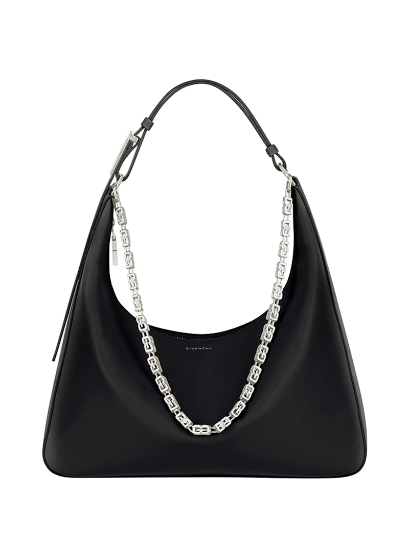 Givenchy Moon Cut Out Shoulder Bag Medium Black