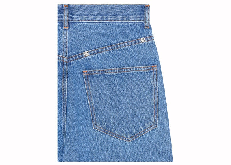Givenchy Oversized Denim Jeans Deep Blue