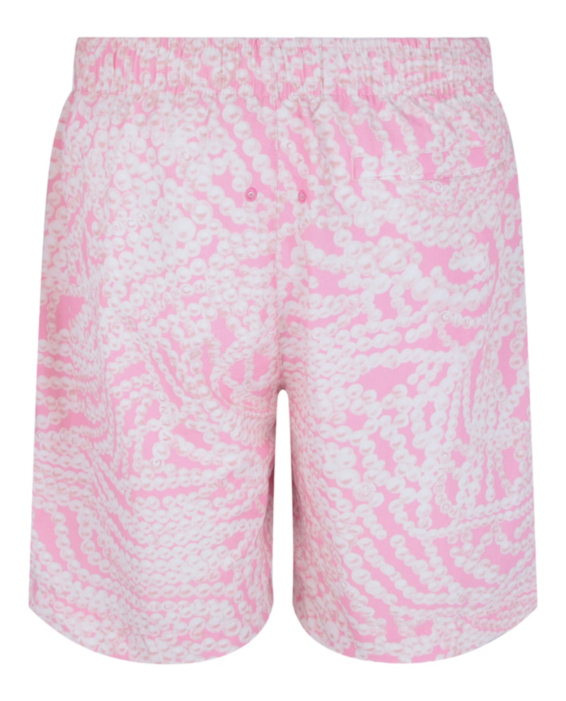 Givenchy Pearl Print Swimshorts Pink White