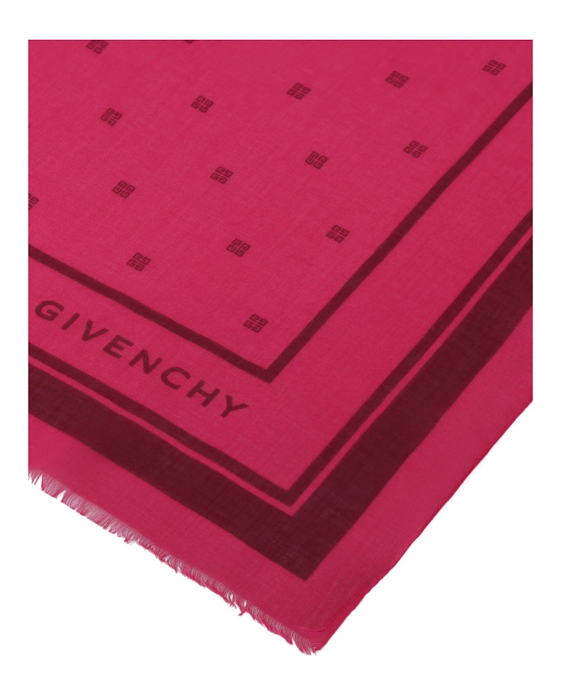 Givenchy Plumetis Scarf Peony Pink