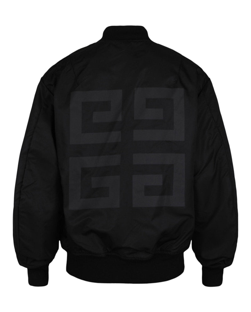 Givenchy Reversible Bomber Jacket Black Orange