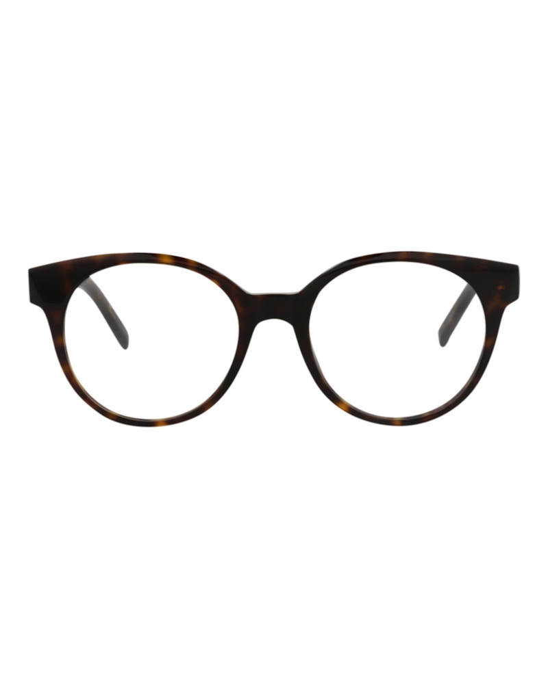 Givenchy Round-Frame Acetate Optical Frames Havana Havana Transparent (GV50028I-51-052)